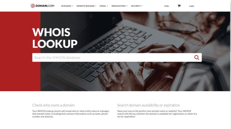 صورة لـ أفضل مواقع الويب للبحث عن معلومات WHOIS مجانًا | 1Nn4m87HLCOfnRwXnNlTzYQ-DzTechs