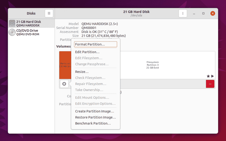 صورة لـ كيفية استخدام Ubuntu Disk Utility لإدارة وسائط التخزين المُتعددة | 1OodfxxUW0ojguq1W94mC_g-DzTechs