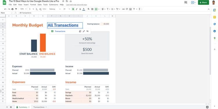 صورة لـ أفضل الطرق لاستخدام “جداول بيانات Google” مثل المُحترفين | 1QJrJ6aacuLvTr7eNB9030w-DzTechs