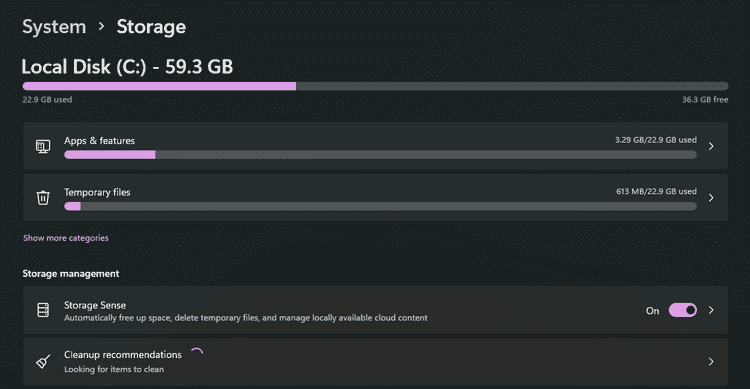 صورة لـ أفضل الطرق لحذف الملفات المُؤقتة في Windows 11 | 1fSfvTwOegOH_LPklFL73IA-DzTechs