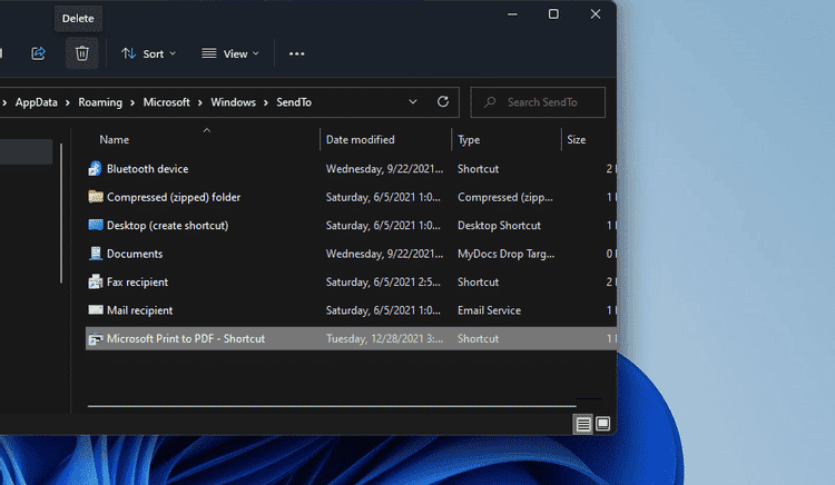 صورة لـ كيفية إضافة اختصارات جديدة إلى قائمة “إرسال إلى” في Windows 11 | 1fzDVlQ6e_9vqzWhyHU2kYA-DzTechs