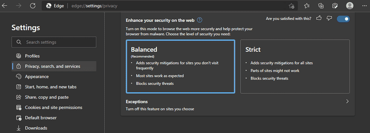 صورة لـ ما هو وضع Super Duper Secure في Microsoft Edge؟ | 1qpPNsm0eL_oWfSJbZRot0Q-DzTechs