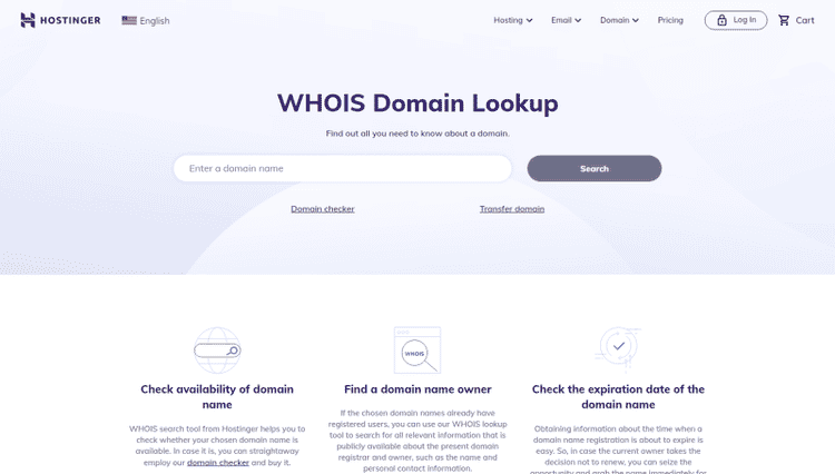 صورة لـ أفضل مواقع الويب للبحث عن معلومات WHOIS مجانًا | 1w36xBc6sWzI7l5pdCZcQRg-DzTechs