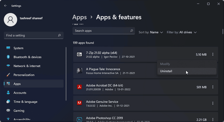 صورة لـ كيفية إصلاح خطأ “الرجاء الانتظار حتى ينتهي التطبيق الحالي من إلغاء التثبيت” على Windows | 1E_0mf-UmxXqvHKSkG6rvpA-DzTechs