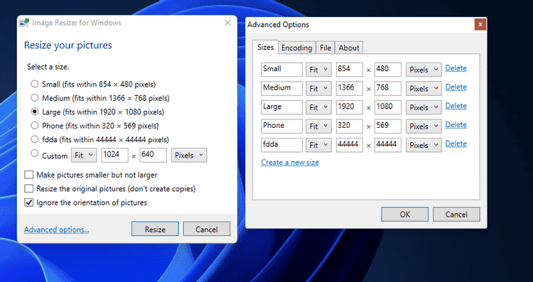 صورة لـ كيفية إضافة خيارات تغيير حجم الصور إلى قائمة سياق Windows 11 | 1GaY22S4uqfujgCHLMWswTA-DzTechs