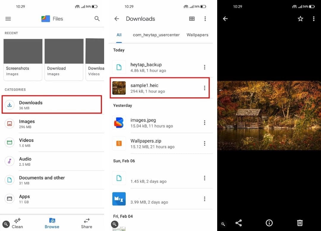 صورة لـ كيفية فتح وتحويل صور HEIC على Android | 1aFFONYCf4SILcEc25wCnnA-DzTechs