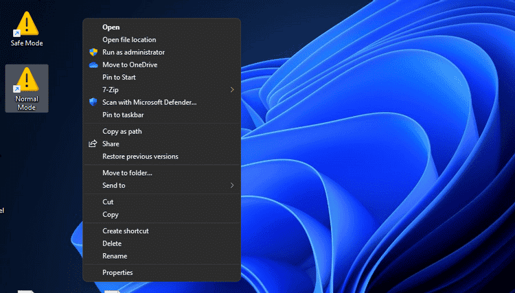 صورة لـ كيفية إضافة خيار الوضع الآمن إلى قائمة السياق في Windows 11 | 1kbiafdDzDM7P9Vmzw9u8YA-DzTechs
