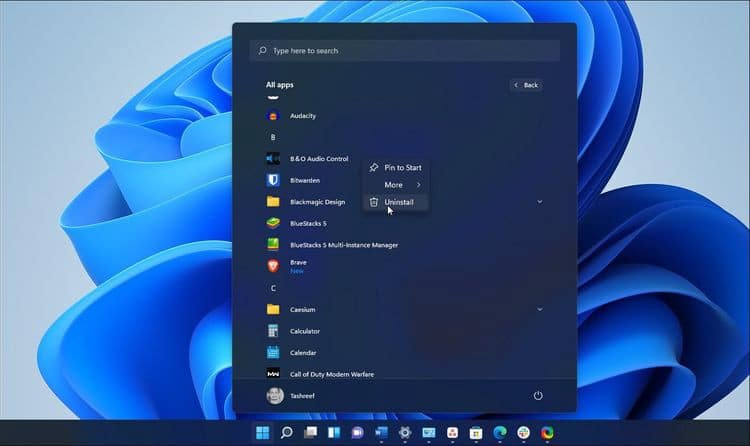 صورة لـ أفضل الطرق لإلغاء تثبيت تطبيقات Windows 11 المُضمنة ومن الطرف الثالث | 1kuAZjOQ-eiLWt6Y7Y_Uyog-DzTechs