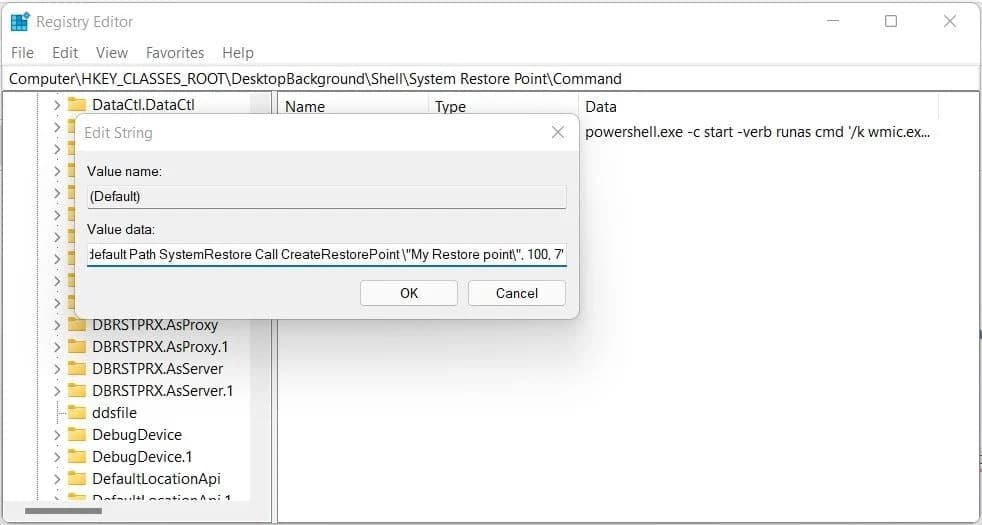صورة لـ كيفية إضافة خيار “إنشاء نقطة استعادة النظام” إلى قائمة سياق Windows | 14sUtt92H9TrmhLN044w3rQ-DzTechs