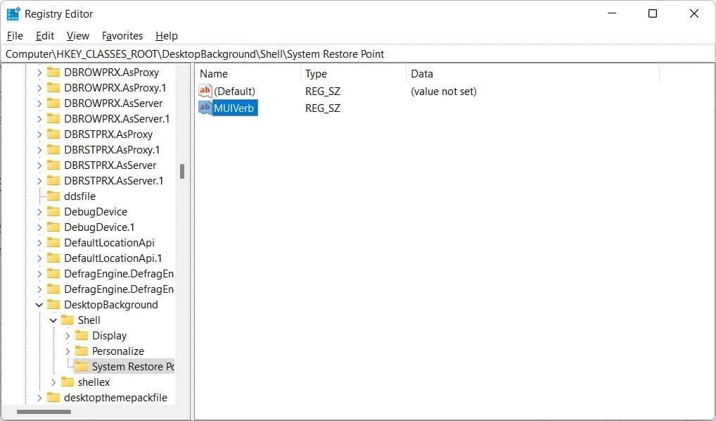 صورة لـ كيفية إضافة خيار “إنشاء نقطة استعادة النظام” إلى قائمة سياق Windows | 1ipFjYqZnIZiSTAkkKU7UxQ-DzTechs
