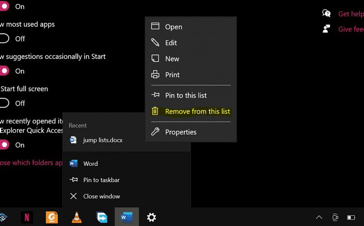 صورة لـ كل ما تحتاج لمعرفته حول قوائم الوصول السريع في Windows 10 | 1t5GATQavVv4vmjDpnpXogw-DzTechs