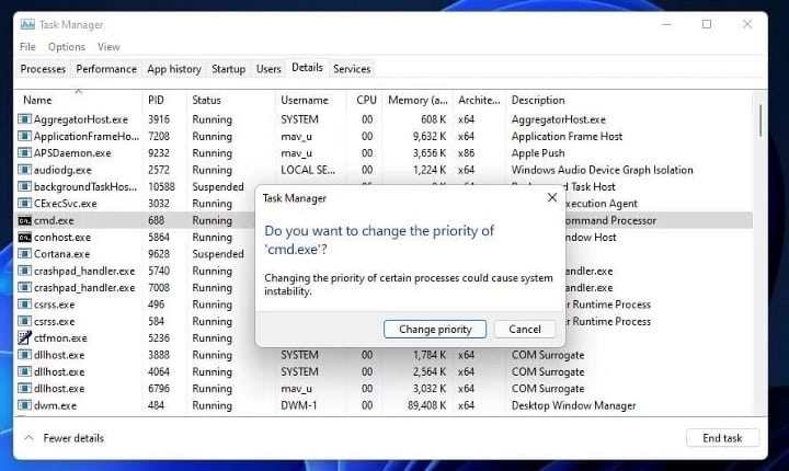 صورة لـ كيفية تحديد مستوى الأولوية لتطبيق ما في Windows 11 | 11JQX2fwa2IFmYuaybkbfSg-DzTechs