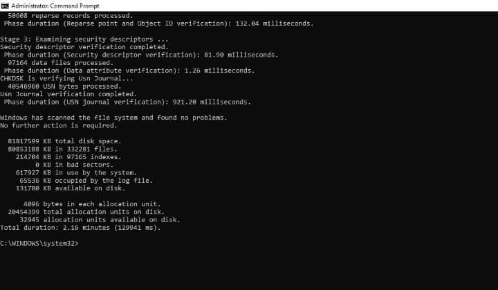 صورة لـ أفضل الطرق لإصلاح خطأ “اكتشف Windows مشكلة في القرص الصلب” | 16NKzF6ItawIxHHh_r-4rpA-DzTechs