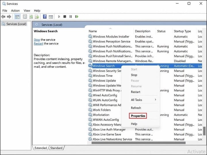 صورة لـ كيفية إصلاح خطأ “تم إيقاف الفهرسة مُؤقتًا” على Windows 11 | 1WfJ4TlCa8jP6KHE3W8i0Uw-DzTechs