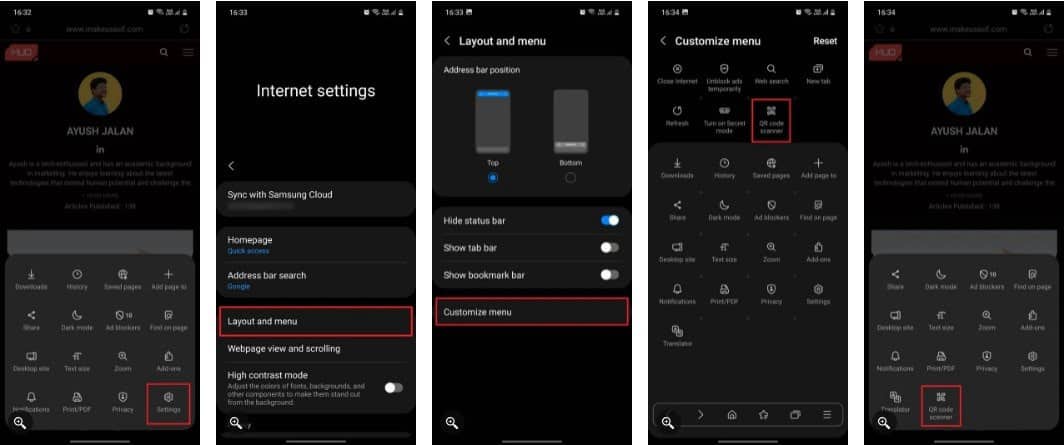 صورة لـ كيفية مسح رمز الاستجابة السريعة ضوئيًا على Samsung Galaxy | 1h668L6MzH5w_b3YZfLGCXA-DzTechs
