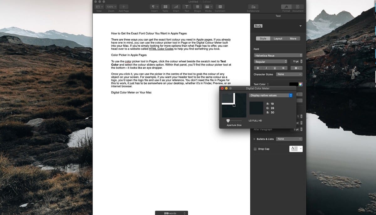 صورة لـ كيفية الحصول على لون الخط الدقيق الذي تريده في Pages على الـ Mac | 1n6Jik6jMQnrgTIVCPCPMKA-DzTechs