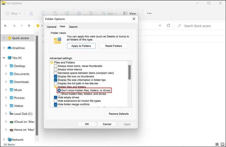 صورة لـ أفضل الطرق لإخفاء ملفات ومجلدات معينة في Windows 11 | 1-eZ4jnObtIhtYHRNS3O7Sg-DzTechs