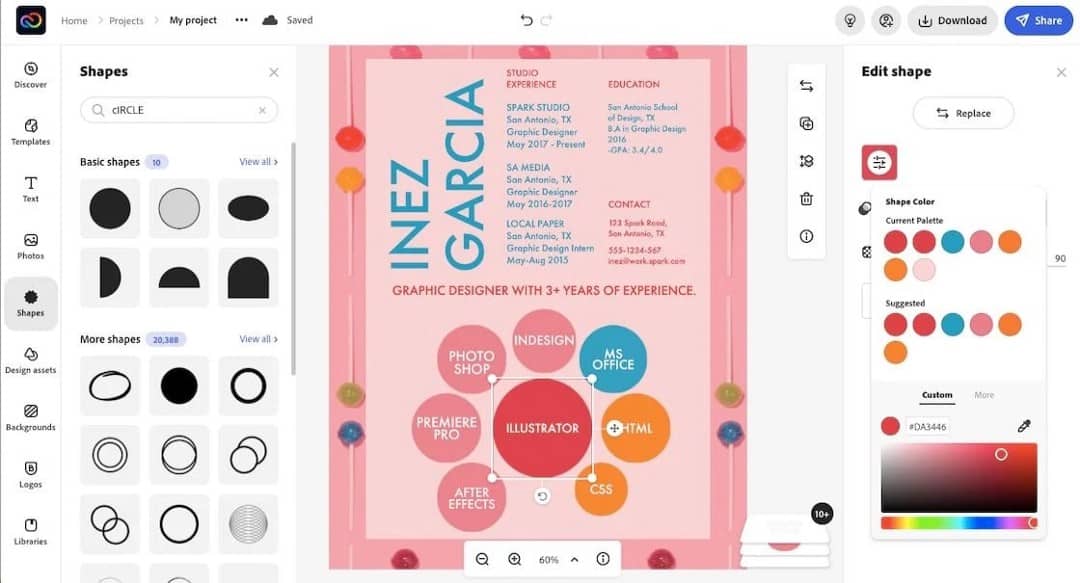 صورة لـ كيفية إنشاء سيرة ذاتية باستخدام Adobe Express في خطوات سهلة | 11KFuj2XiGZpXePkBw00ksQ-DzTechs