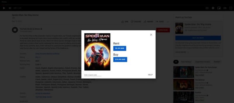 صورة لـ كيفية شراء أو استئجار الأفلام على موقع YouTube | 16dXC3-KsOBy9l9qJj8qsUA-DzTechs