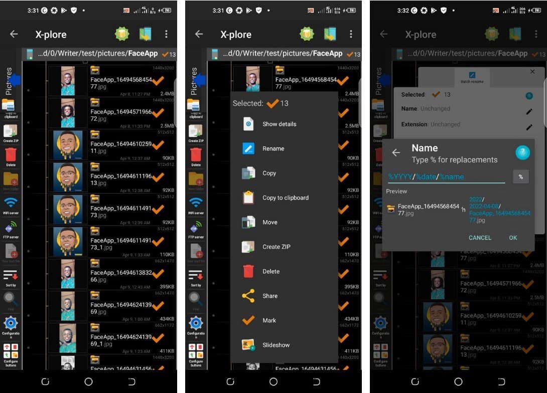 صورة لـ كيفية إعادة تسمية وتنظيم الملفات دفعة واحدة على Android | 19qQLAPT-QCzwr271RrKtdQ-DzTechs