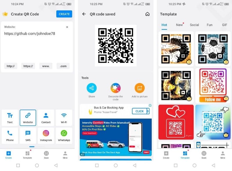 صورة لـ كيفية إنشاء رموز QR على Android | 1Dzctq6VukVQtMdZB3JEeoQ-DzTechs