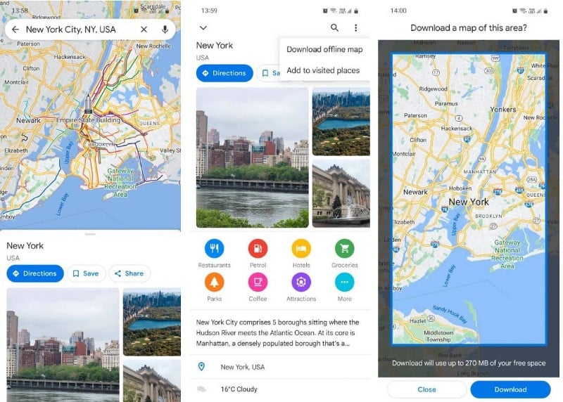 صورة لـ كيفية تنزيل خريطة مُتوفرة بلا إنترنت في “خرائط Google” على Android | 1FTJFTuLBdVcvcmUwwCdfYg-DzTechs