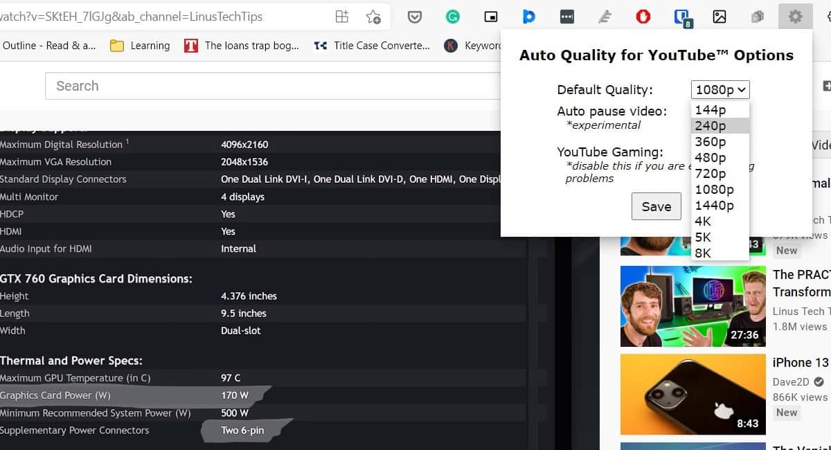 صورة لـ كيفية تغيير جودة فيديو YouTube بشكل دائم | 1K1pKqb8ILmkNZDrgMbzpuA-DzTechs