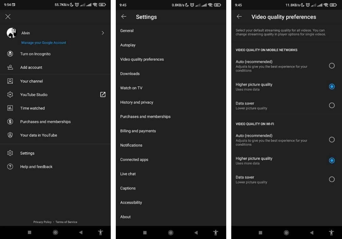 صورة لـ كيفية تغيير جودة فيديو YouTube بشكل دائم | 1N89FPVwmszPbiuGuzBFpXw-DzTechs