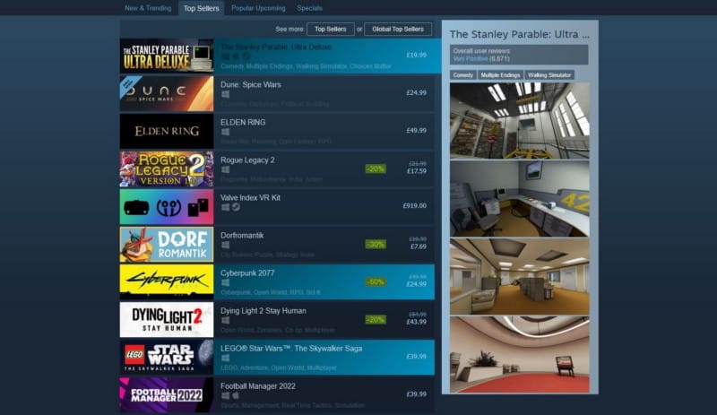 صورة لـ أفضل الطرق التي تُحسِّن بها إضافة Augmented Steam تجربة Steam Store | 1QIfbYxpuHejuLCqOfFZsgQ-DzTechs