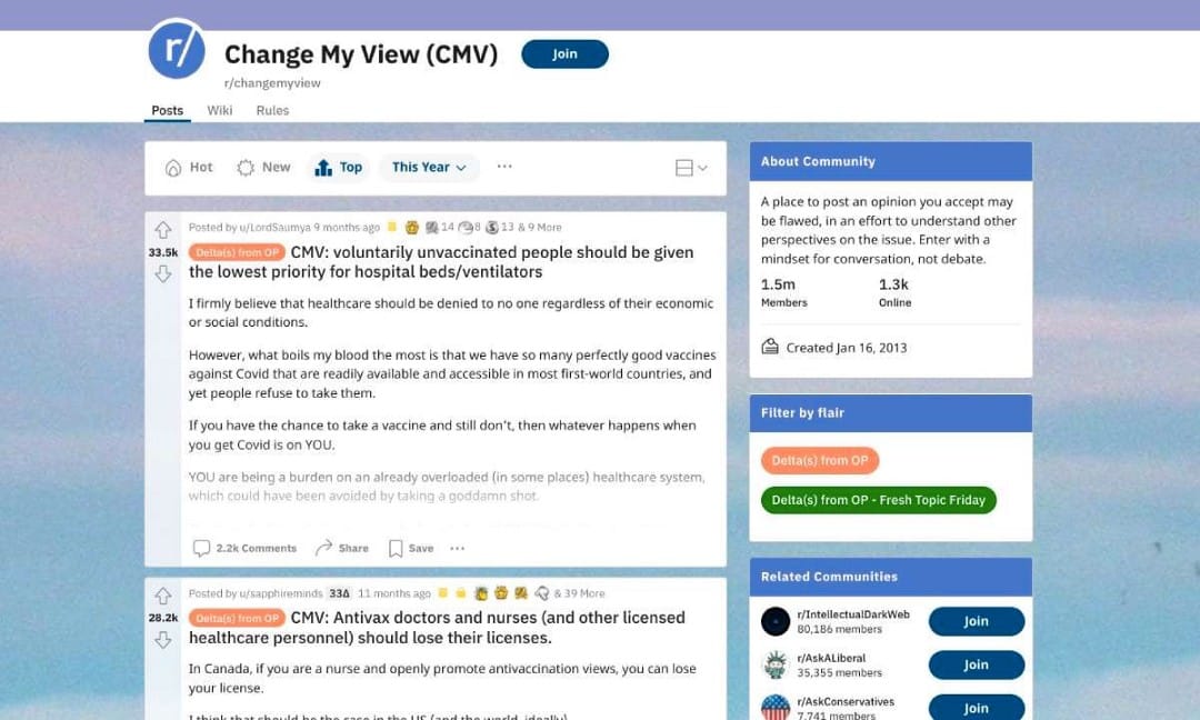 صورة لـ أفضل مواقع المناظرات للنقاش المدني والمنطقي عبر الإنترنت حول الآراء | 1X9Mkd5DUYJ6yG0fbQeyyjA-DzTechs