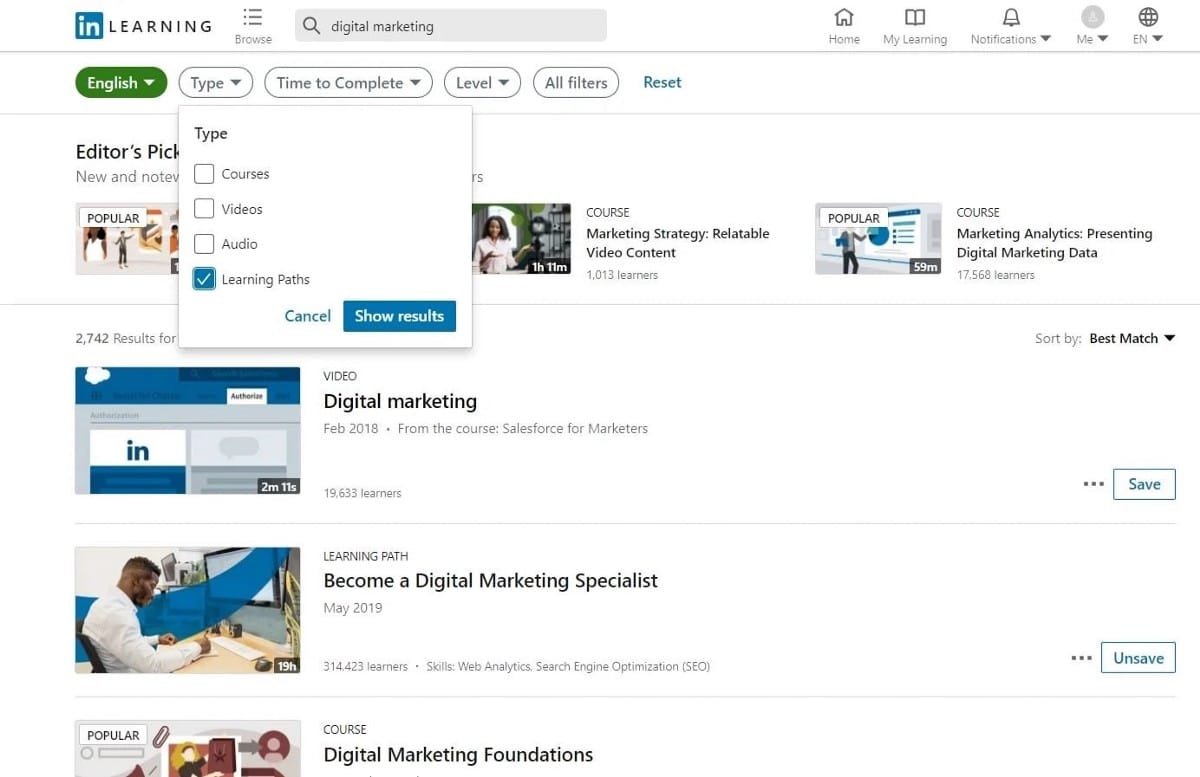 صورة لـ ما هي مسارات التعلم على LinkedIn Learning؟ كيف تختار المُناسب لك | 1msYpYi8kE6IwPJ_ZKzqoMA-DzTechs