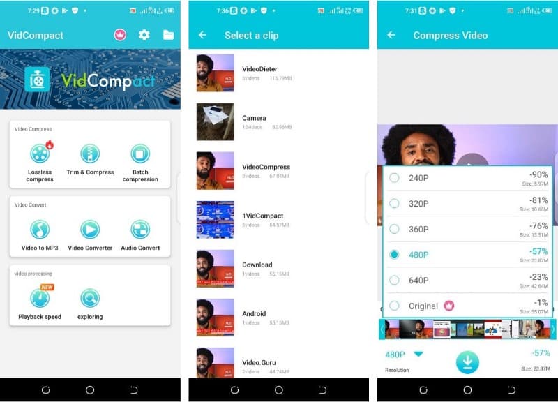 صورة لـ أفضل التطبيقات لضغط مقاطع الفيديو على Android | 1qbbyiD0NscvXCNvbyIcAZw-DzTechs