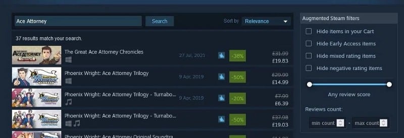 صورة لـ أفضل الطرق التي تُحسِّن بها إضافة Augmented Steam تجربة Steam Store | 1sUATOnIRhqMx1WU3dTUQ2Q-DzTechs