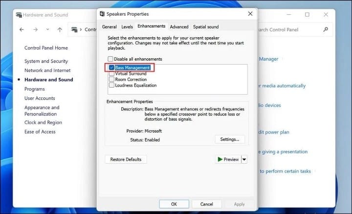 صورة لـ كيفية ضبط الجهير والطبقات الصوتية على Windows 10 و Windows 11 | 1uCctC_bHTNAkoB7UCNYvwA-DzTechs