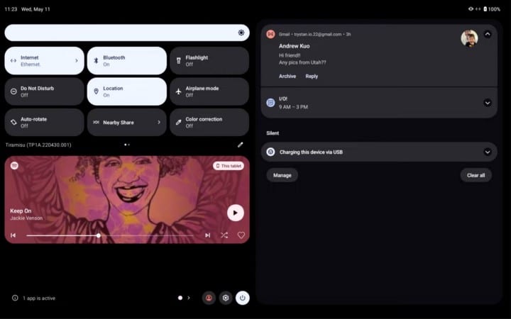 صورة لـ بعض الطرق التي تجعل Google بها Android 13 أفضل على الأجهزة اللوحية | 1zxABf5TeytOkiZ9soKa6SA-DzTechs