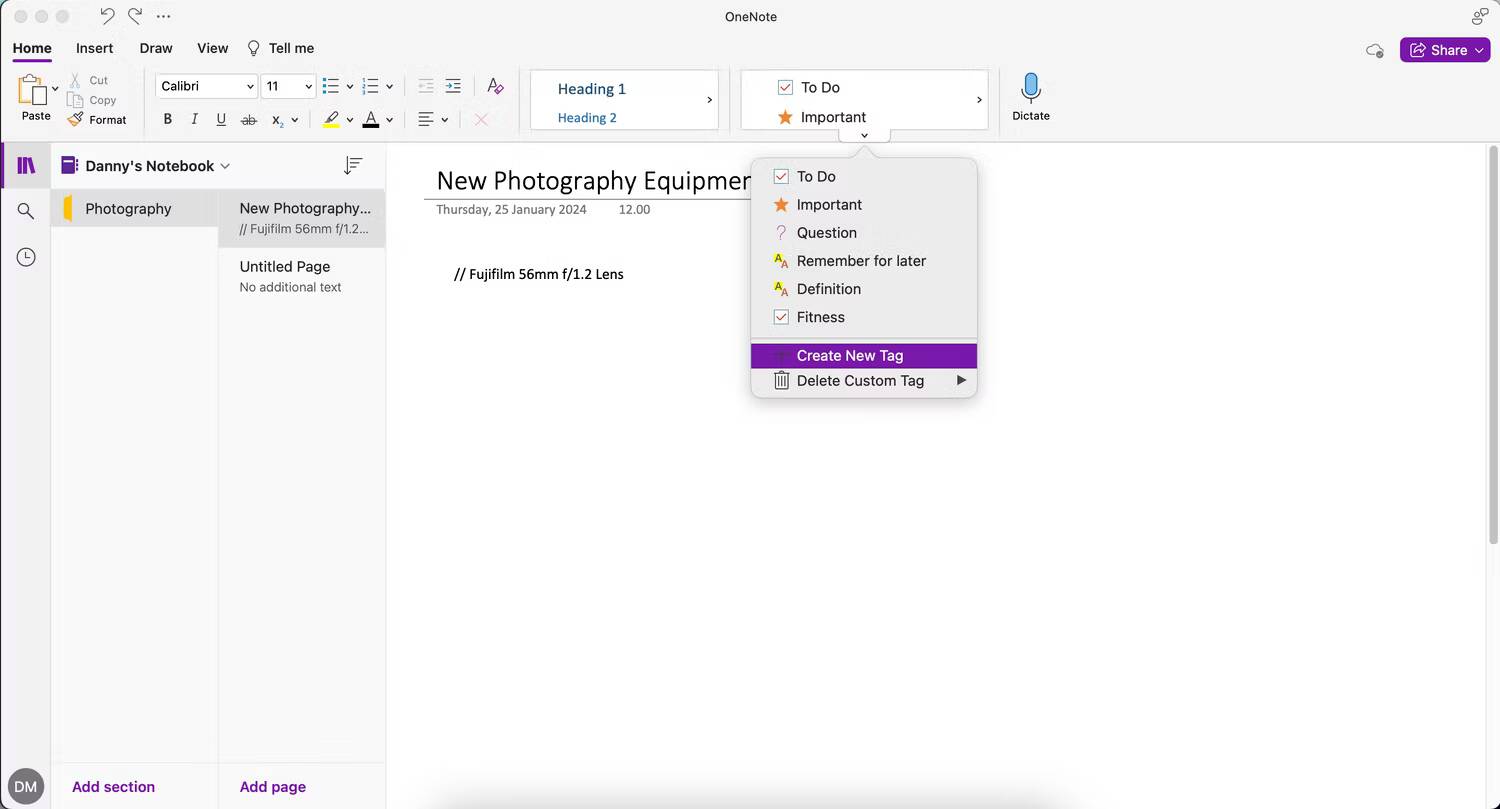 صورة لـ أفضل ميزات OneNote لـ Windows التي لم تُجربها بعد | screenshot-2024-01-25-at-12-12-52