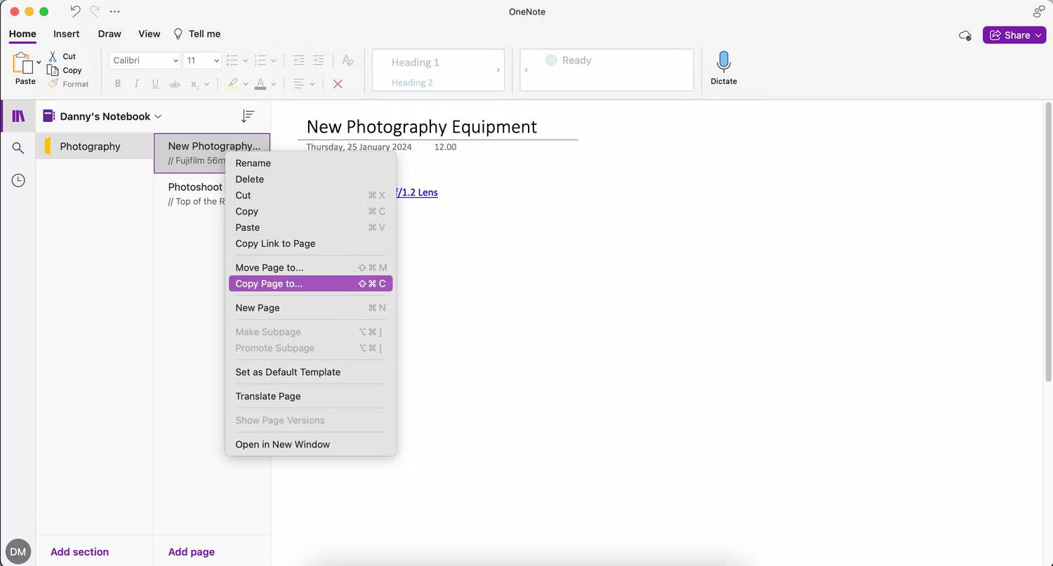 صورة لـ أفضل ميزات OneNote لـ Windows التي لم تُجربها بعد | screenshot-2024-01-25-at-12-27-30