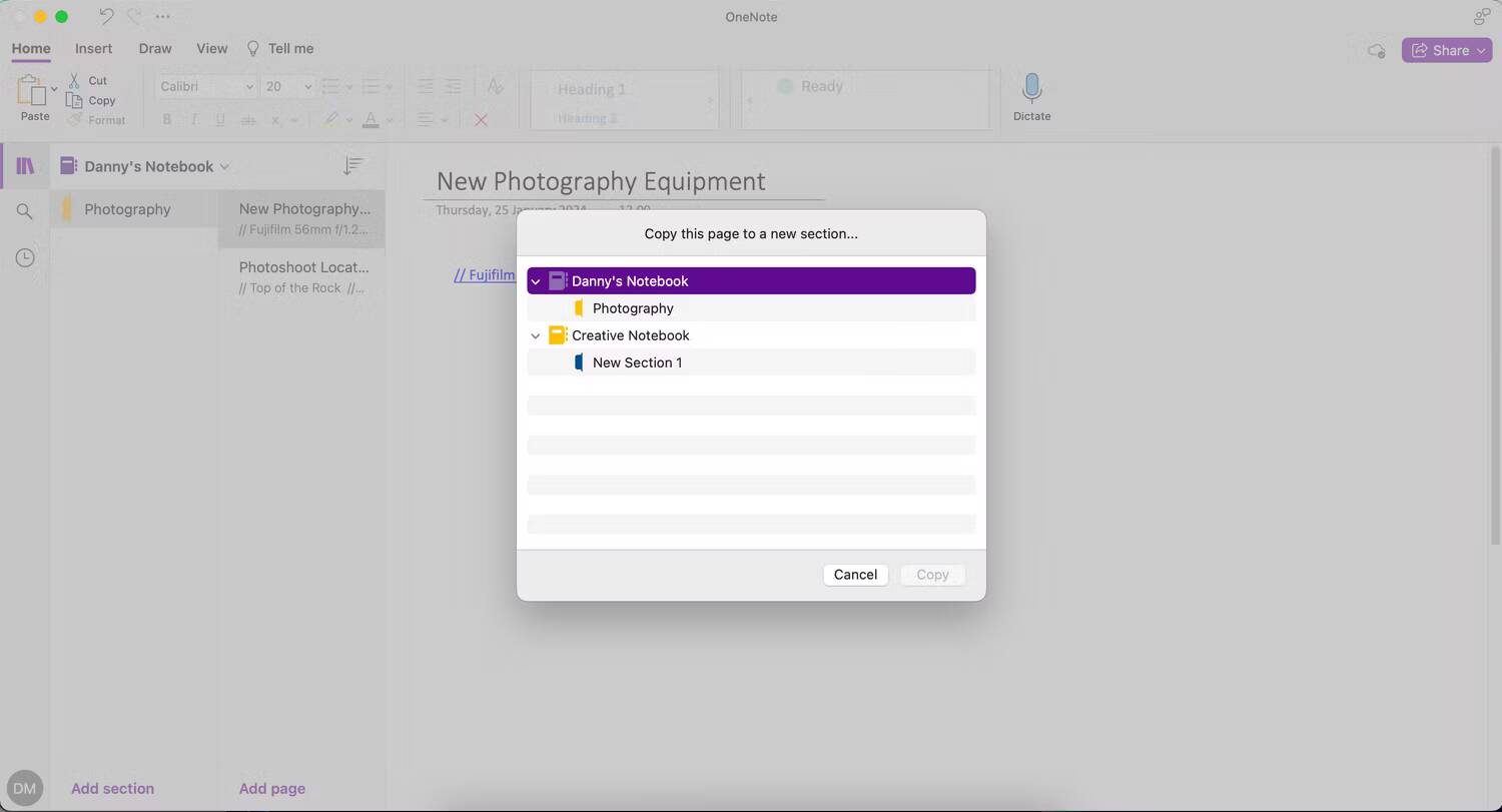 صورة لـ أفضل ميزات OneNote لـ Windows التي لم تُجربها بعد | screenshot-2024-01-25-at-12-32-10