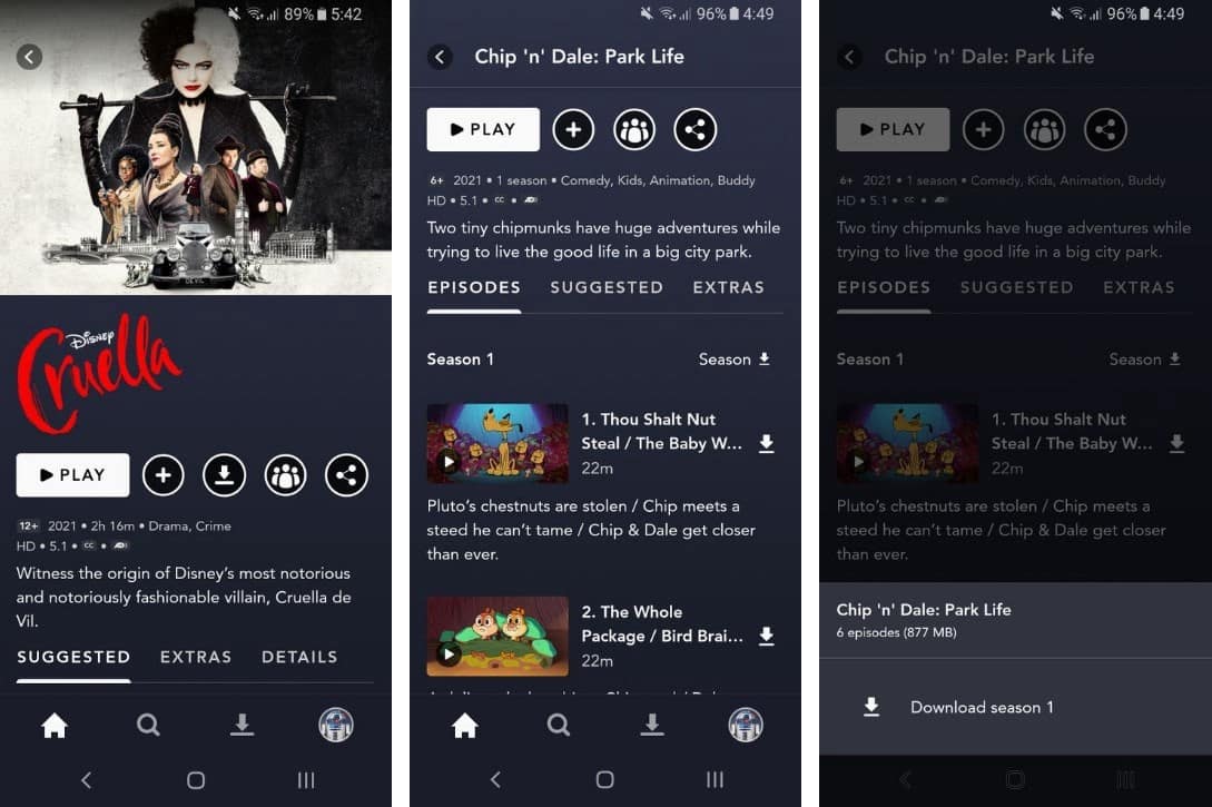 صورة لـ بعض الميزات والخيارات في Disney+ للحصول على تجربة بث أفضل | 1DlnONaaOp0a27EcJFjs8ZQ-DzTechs