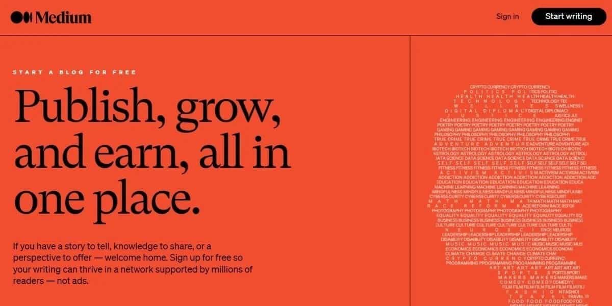 صورة لـ أفضل المنصات المجانية لعرض محفظة أعمال الكتابة المُستقلة | 1H8c_FMXIjTAgMgY8HJX1jw-DzTechs