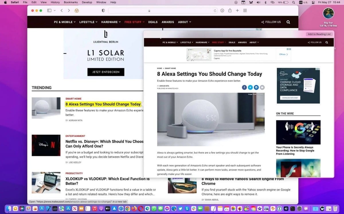 صورة لـ كيفية تعطيل معاينة موقع الويب في Safari لتعزيز أمنك | 1HdkuTBB-f79YufN5QghKFA-DzTechs