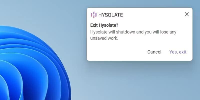 صورة لـ كيفية تشغيل تطبيقات Windows 11 عالية المخاطر في بيئة افتراضية باستخدام Hysolate | 1N-BkH9xCk2x4tmVheTCyMQ-DzTechs