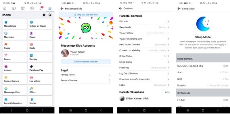 صورة لـ ما هو وضع النوم في Messenger Kids؟ كيفية استخدامه | 1XMavZ4MLcNN76efPOaoMAw-DzTechs