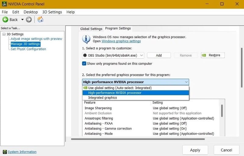 صورة لـ كيفية إصلاح مشكلة الشاشة السوداء لـ OBS Studio على Windows 11 | 1bv0W_Q-2v9t6ZxEGDPs3aQ-DzTechs