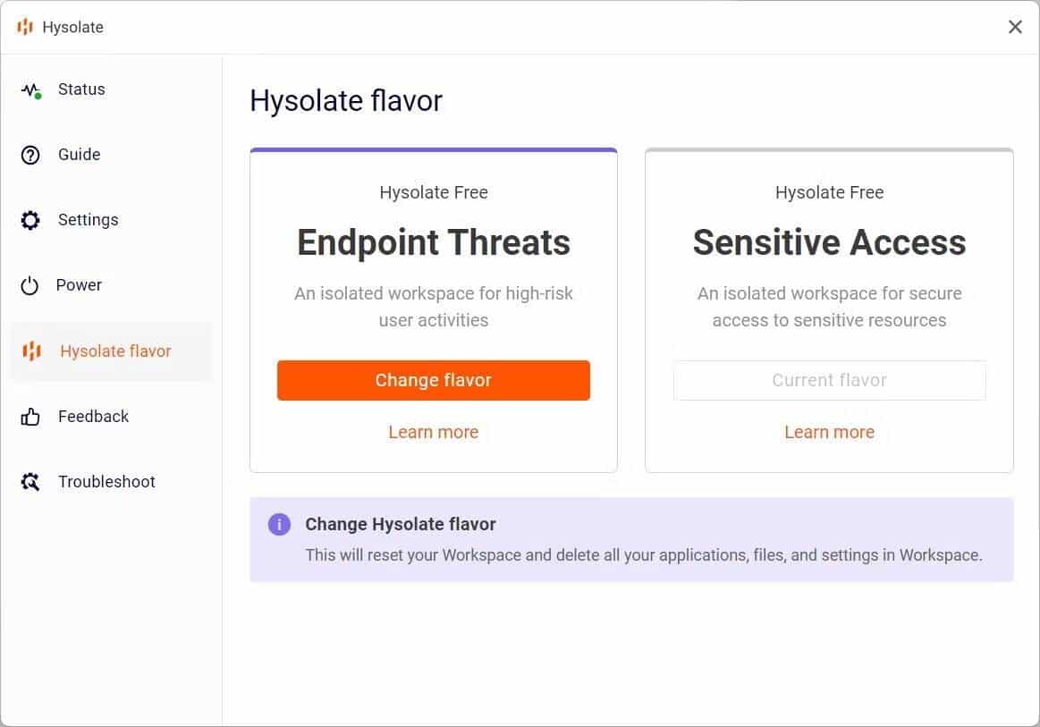 صورة لـ كيفية تشغيل تطبيقات Windows 11 عالية المخاطر في بيئة افتراضية باستخدام Hysolate | 1caiE32fsltGBympxwHj4Mg-DzTechs