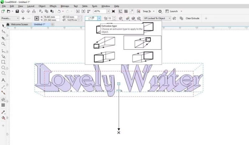 صورة لـ كيفية إنشاء نص ثلاثي الأبعاد في CorelDRAW | 1l9osM9gM3OxS1M9JQ_Uuvw-DzTechs