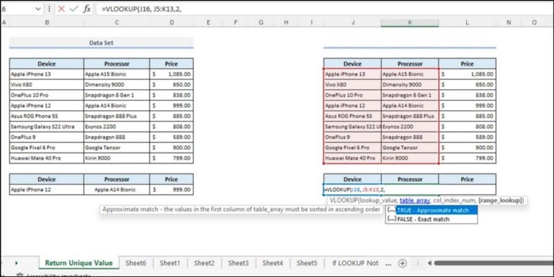 صورة لـ مقارنة بين XLOOKUP و VLOOKUP: ما هي دالة Excel الأفضل؟ | 1uldFBIe3hPiIuprZN3we-A-DzTechs