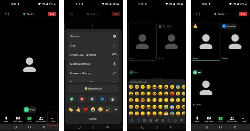 صورة لـ كيفية استخدام ردود الفعل أثناء الاجتماع في Zoom للحصول على تعليقات | 1w16tHxPoTFwmsI_wpevOLg-DzTechs
