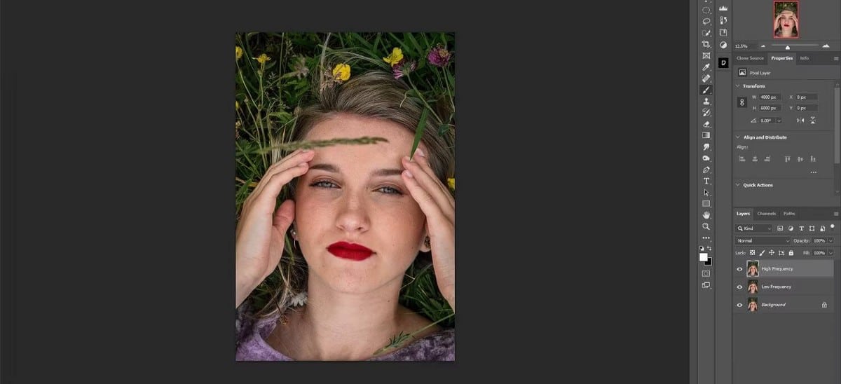 صورة لـ كيفية تنقيح البشرة باستخدام فصل التردد في Photoshop | 1G1ypxtbPkqmUh1x3VDXTHw-DzTechs