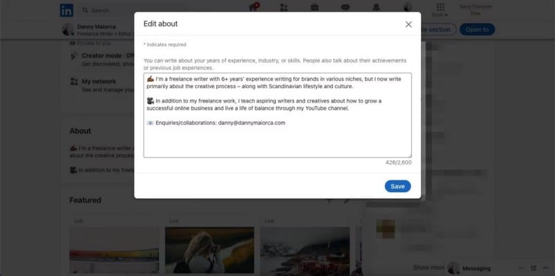 صورة لـ كيف تُروج لنفسك على LinkedIn ككاتب محتوى: نصائح وأدوات | 1XH_W9XFw9bB4viNciMIqJw-DzTechs